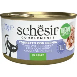 Comida húmeda para gatos adultos atún con mero en gelatina 70 g