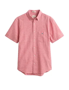 GANT Leinenhemd pink XL Herren - Gant - FashionsVida