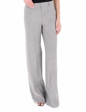 Pantalone misto lino GRIGIO 46 - Marella - FashionsVida
