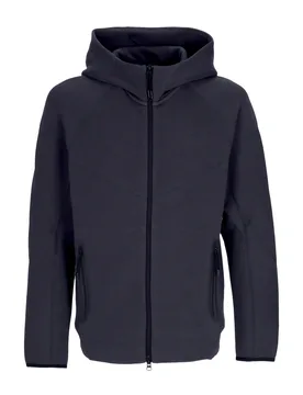 Felpa Leggera Cappuccio Zip Uomo Tech Fleece Full-zip Windrunner Hoodie Anthracite/black - Nike - FashionsVida