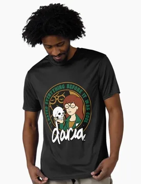 Retro Sick sad world Daria tv show Gift t shirt 90s Nostalgia cartoon MTV Graphic Clothes 100% cotton Y2K clothing - Aliexpress - FashionsVida