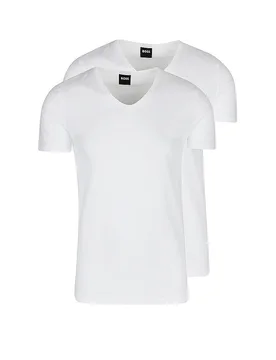 Paquete de 2 camisetas blanco XXL - BOSS - FashionsVida