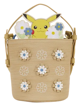 Pokemon: Floral Pikachu Crossbody Bag - Loungefly - FashionsVida
