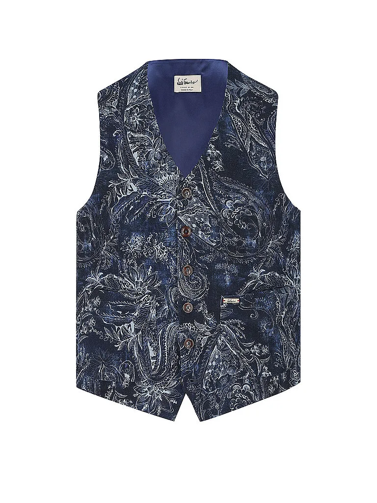 Chaleco tradicional LUSEBA azul oscuro 50 - LUIS TRENKER - FashionsVida