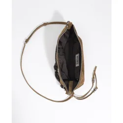 Bandolera de mujer trapecio mediano serraje