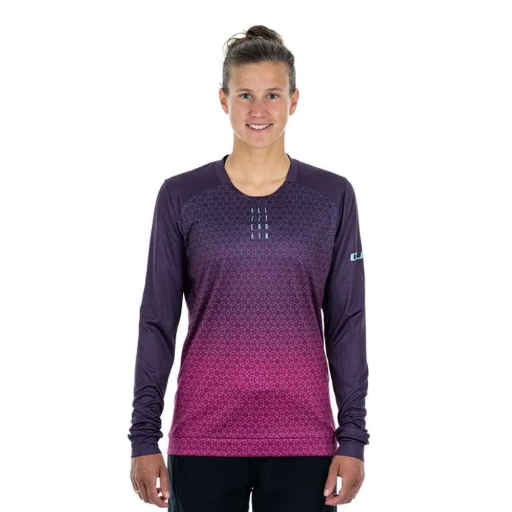 Maglia Da Enduro A Maniche Lunghe Atx Violet - CUBE - FashionsVida