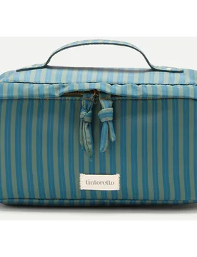 Neceser para maquillaje con cremallera en diagonal - Tintoretto - FashionsVida