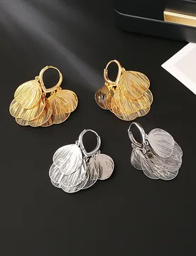 Retro silver tassel earrings for women, metal hollow piece earrings, high-end, exquisite, fashionable and versatile earrings - Aliexpress - FashionsVida