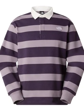 Rugby Polo-Sweatshirt Transcendent Grey / Endless Dusk L Herren - The North Face - FashionsVida