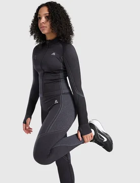 Girls' Harmony Seamless Leggings Junior, Schwarz - unisex - Size: S - MONTIREX - FashionsVida