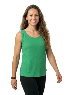 Maglietta Senza Maniche Fields Jardin Green S - Protest - FashionsVida