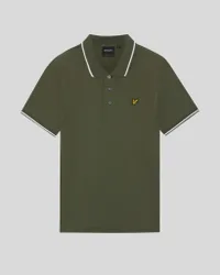 Men's Tipped Polo Shirt True olive/ White