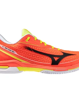 Wave Exceed Tour 7 Shoes Lava Orange / Black Oyster / Yello UK 11 - Mizuno - FashionsVida