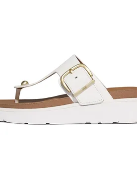 Sandales Gen Ff Buckle Toe Post Urban White EU 36 - Fitflop - FashionsVida