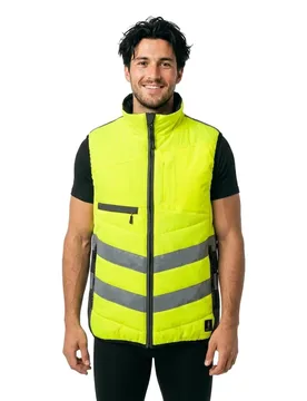 Gilet De Sécurité Safe Supreme 15565 Winter Hi-Vis Yellow / Black L - MASCOT - FashionsVida