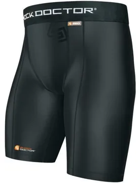 Short De Compression Black 2XL - Shock Doctor - FashionsVida