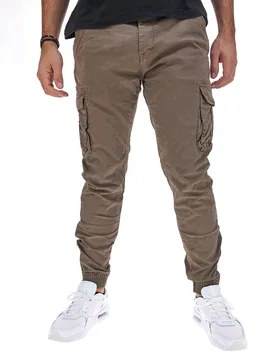 Pantaloni Cargo con Polsino Khaki 2750 36 - Boardman - FashionsVida