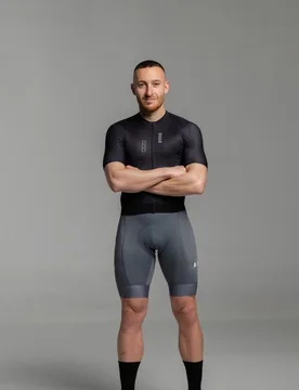 Maillot de ciclismo Unisex Pure Black AERYS - Ouar - FashionsVida