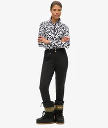 Superdry Damen Ski Luxe Schneeleggings Schwarz - Größe: 42