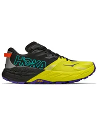 Chaussures de trail - Speedgoat 7 M Black/ Citrus - Taille 45 1/3 - Jaune