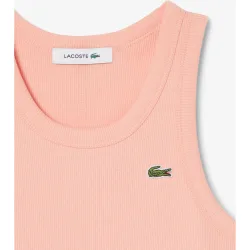 Vestido polo de mujer sin mangas de algodón