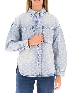 Camicia in jeans AZZURRO CHIARO S - Armani exchange - FashionsVida