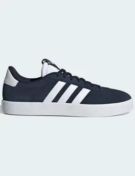 Mens Vl Court 3.0 Shoes - Blue Leather - Size Uk 5.5 - ADIDAS Sportswear - FashionsVida