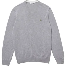 LACOSTE Pullover V-Neck, silber s