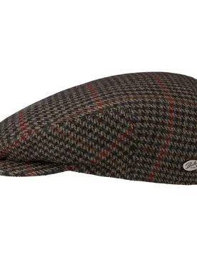 Lord Check Flat Cap by - green - Size: L (58-59 cm) - Bailey 1922 - FashionsVida