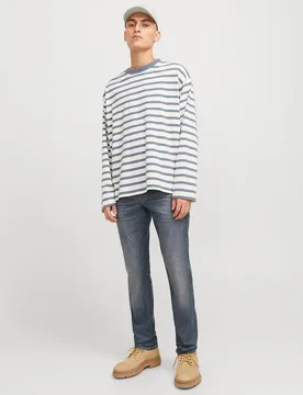 Jack & Jones - Vaquero de corte slim y tiro bajo de hombre - jack & jones - FashionsVida