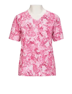 V-Shirt, 1/2 Arm, Druck female - 42 - FashionsVida