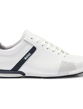 Deportivas de mezcla de materiales con ante y piel sintética - Boss - FashionsVida
