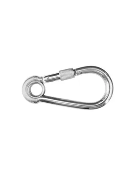 Sea72511b Stainless Steel Carabiner 5 Units Grey 10 mm unisex - Sea Origin - FashionsVida