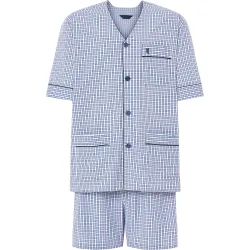 Pijama completo de hombre de tela color