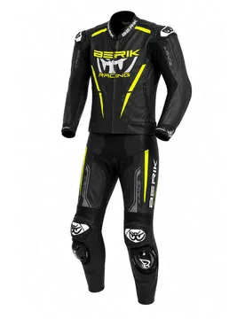Tuta Moto Divisibile 2.0 X-Race 2PCS Nero Giallo Fluo taglia 54 - Berik - FashionsVida