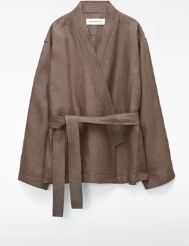 Chaqueta de mujer tipo kimono corta - Adolfo Dominguez - FashionsVida