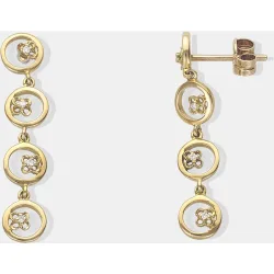 Pendientes de oro y diamantes