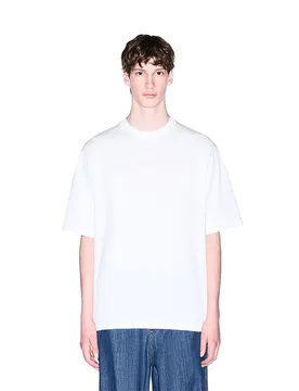 Exchange Maglietta A Maniche Corte Xm003560_af28670 Off White L - Armani - FashionsVida