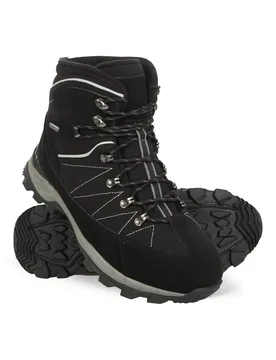 Boulder Mens Winter Trekker Waterproof Thermal Boots - Grey - Grey - Size: 11 - Mountain Warehouse - FashionsVida