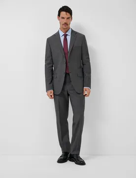 Traje de hombre half canvas regular fit estructura bicolor - Roberto Verino - FashionsVida