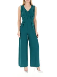 Jumpsuit smanicata PETROLIO XL