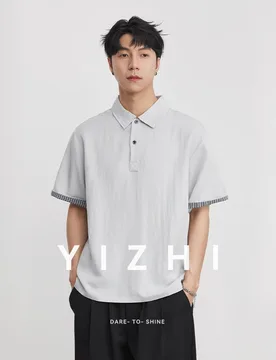 Simple Striped Short-sleeved POLO Shirt T-shirt For Men Summer 2026 New Trendy Versatile Slim T-shirt Top - Aliexpress - FashionsVida