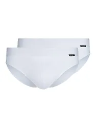 Slip confezione da 2 COTTON RETRO white bianco XL