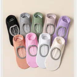 Calcetines de yoga profesionales, antideslizantes y cómodos, calcetines deportivos de fitness, calcetines para piso interior, silicona antideslizante