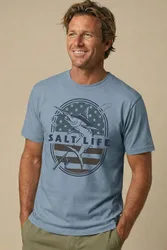 Salty & Proud Retro Mens T-Shirt