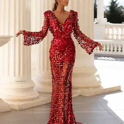 New wine red hosting dress for toasting