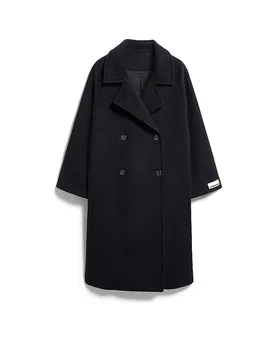 Wollmantel schwarz S Damen - Armedangels - FashionsVida