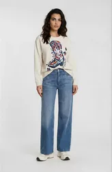 ROUND NECK SWEAT SHIRT 1/1 SEEVE femae
