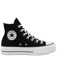 Sneakers compensées - Chuck Taylor All Star Lift Canvas Black/White/White - Taille 35 - Noir