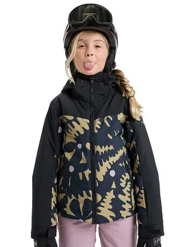 Giacca da snowboard da ragazza Free Jet Block multicolore 140 - Roxy - FashionsVida